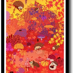 Peggy Nille poster 30x40cm in frame