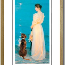 Skagen plakat 30x40cm i ramme