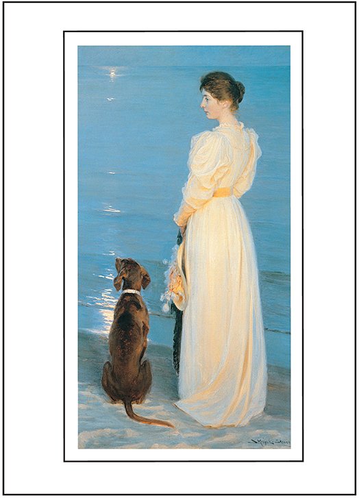 P. S. krøyer - ved kunstnerens hustru med