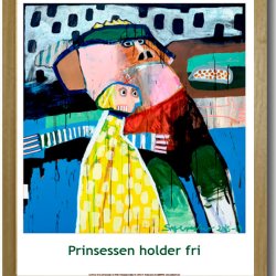 Leif Sylvester plakat 30x40cm i ramme