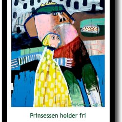 Leif Sylvester plakat 30x40cm i ramme