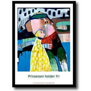 Leif Sylvester plakat 30x40cm i ramme