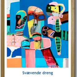 Leif Sylvester plakat 30x40cm i ramme