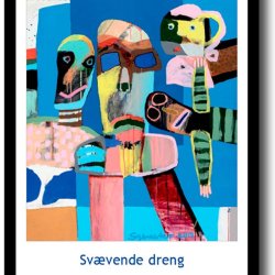 Leif Sylvester plakat 30x40cm i ramme