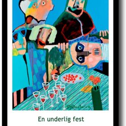 Leif Sylvester plakat 30x40cm i ramme