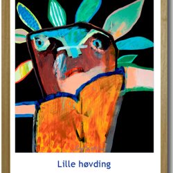 Leif Sylvester plakat 30x40cm i ramme