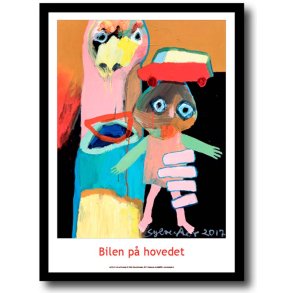 Leif Sylvester plakat 30x40cm i ramme