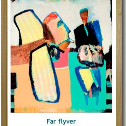 Leif Sylvester plakat 30x40cm i ramme