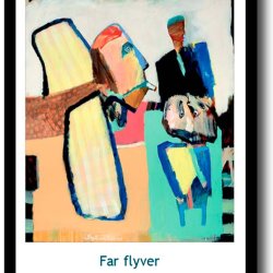 Leif Sylvester plakat 30x40cm i ramme