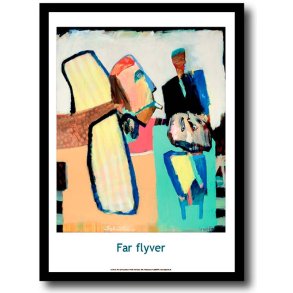 Leif Sylvester plakat 30x40cm i ramme