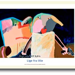 Leif Sylvester plakat 30x40cm i ramme