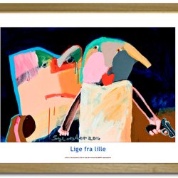 Leif Sylvester plakat 30x40cm i ramme