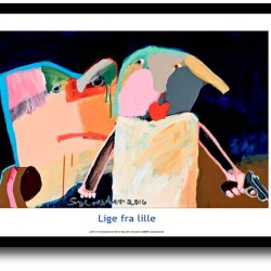 Leif Sylvester plakat 30x40cm i ramme
