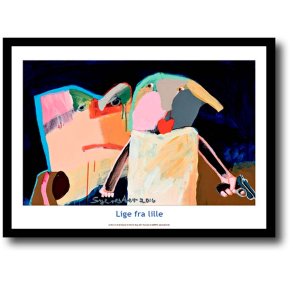 Leif Sylvester plakat 30x40cm i ramme