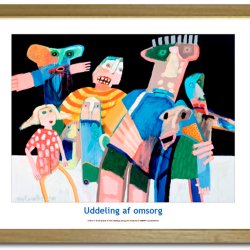 Leif Sylvester plakat 30x40cm i ramme