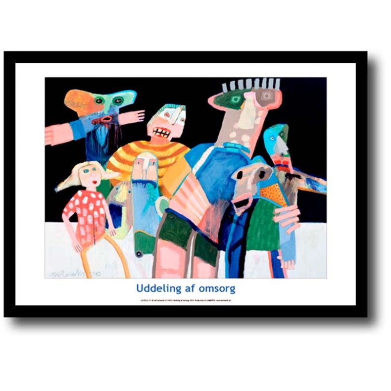 Leif Sylvester plakat 30x40cm i ramme