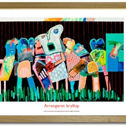 Leif Sylvester plakat 30x40cm i ramme