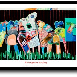 Leif Sylvester plakat 30x40cm i ramme