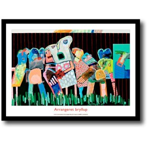 Leif Sylvester plakat 30x40cm i ramme