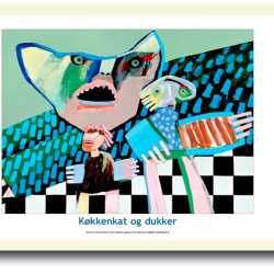 Leif Sylvester plakat 30x40cm i ramme