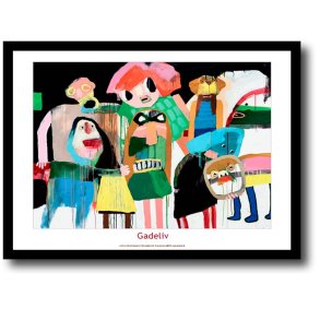 Leif Sylvester plakat 30x40cm i ramme