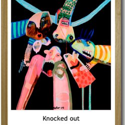 Leif Sylvester plakat 30x40cm i ramme