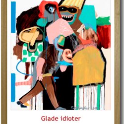 Leif Sylvester plakat 30x40cm i ramme