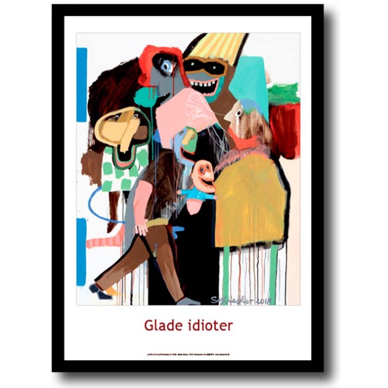 Leif Sylvester plakat 30x40cm i ramme