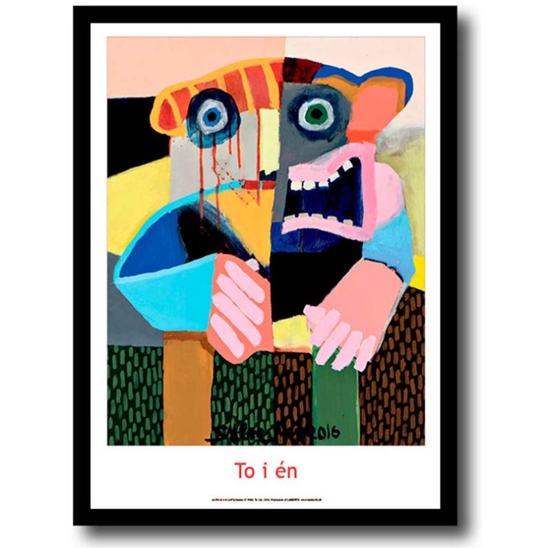 Leif Sylvester plakat 30x40cm i ramme