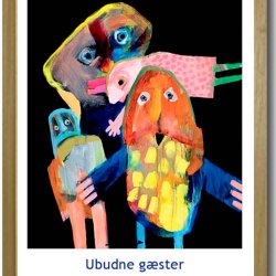 Leif Sylvester plakat 30x40cm i ramme