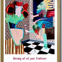 Leif Sylvester plakat 30x40cm i ramme