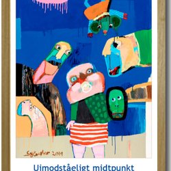 Leif Sylvester plakat 30x40cm i ramme