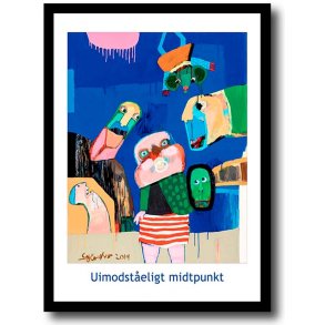 Leif Sylvester plakat 30x40cm i ramme