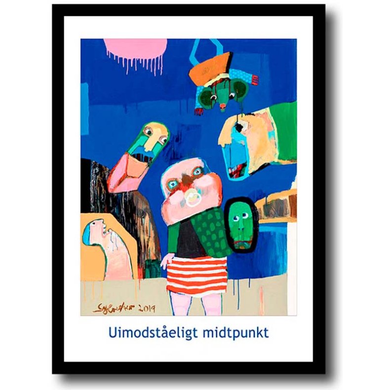 Leif Sylvester plakat 30x40cm i ramme