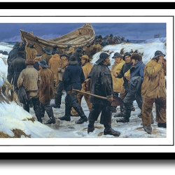 Skagen plakat 30x40cm i ramme