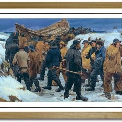 Skagen plakat 30x40cm i ramme