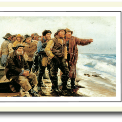 Skagen plakat 30x40cm i ramme