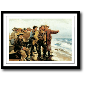 Skagen plakat 30x40cm i ramme