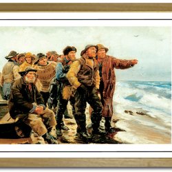 Skagen plakat 30x40cm i ramme