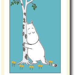 Mumi plakat 30x40cm i ramme