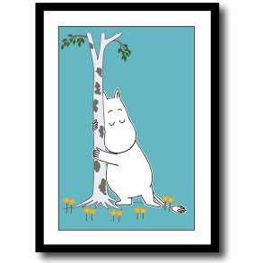 Mumi plakat 30x40cm i ramme