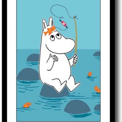 Mumi plakat 30x40cm i ramme