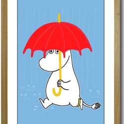 Mumi plakat 60x80cm i ramme