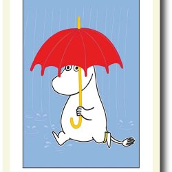 Mumi plakat 30x40cm i ramme