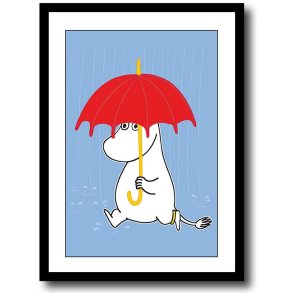 Mumi plakat 30x40cm i ramme