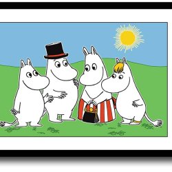 Mumi plakat 30x40cm i ramme