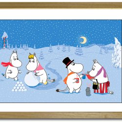 Mumi plakat 60x80cm i ramme