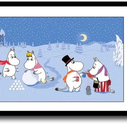 Mumi plakat 30x40cm i ramme