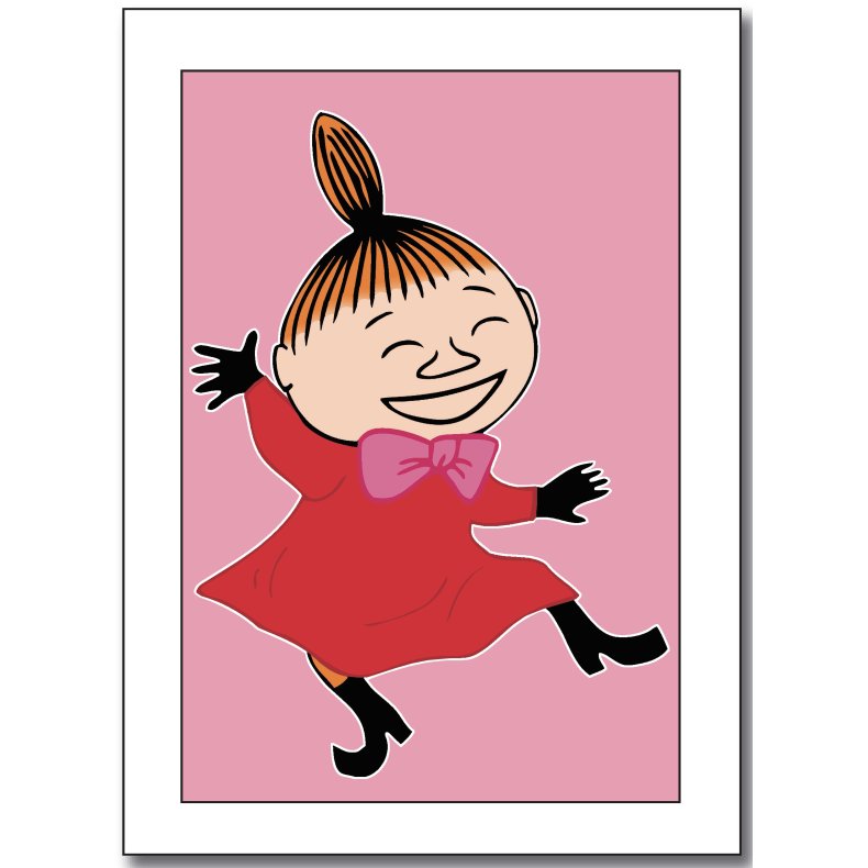 Moomin poster 30x40 cm.