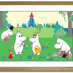 Mumi plakat 60x80cm i ramme